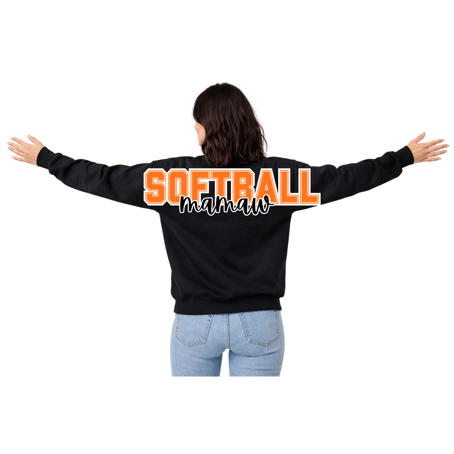 Personalized Softball/Baseball Sweatshirt