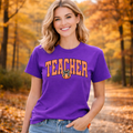 Pumpkin Teacher Adult T-Shirt
