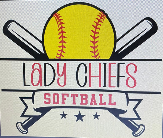 Lady Chiefs Window Decal