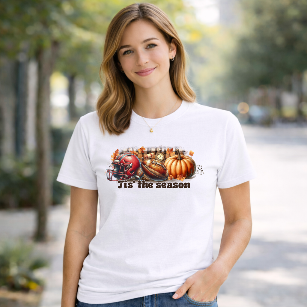 Tis the Football Season Adult T-Shirt