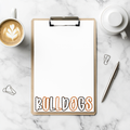 Bulldogs Notepad 6